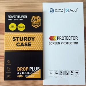 Samsung S26 Ultra Wallet Case and Screen Protector